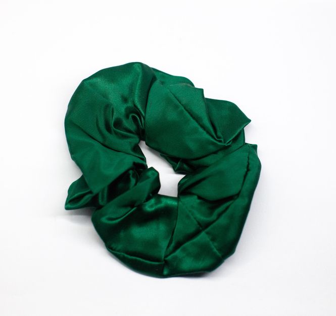 Bilde av Scrunchie Silke Grønn