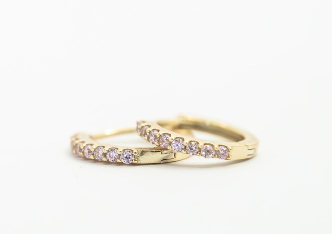 Hovedbilde Øreringer Dus Rosa